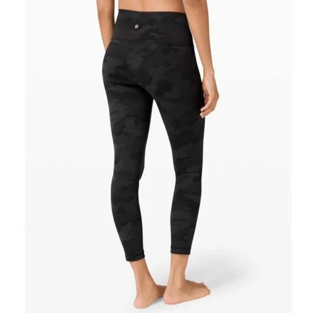 Lululemon Wunder Under High-Rise Tight 25" / Size 8 Heritage 365 Camo Deep Coal - Picture 3 of 13